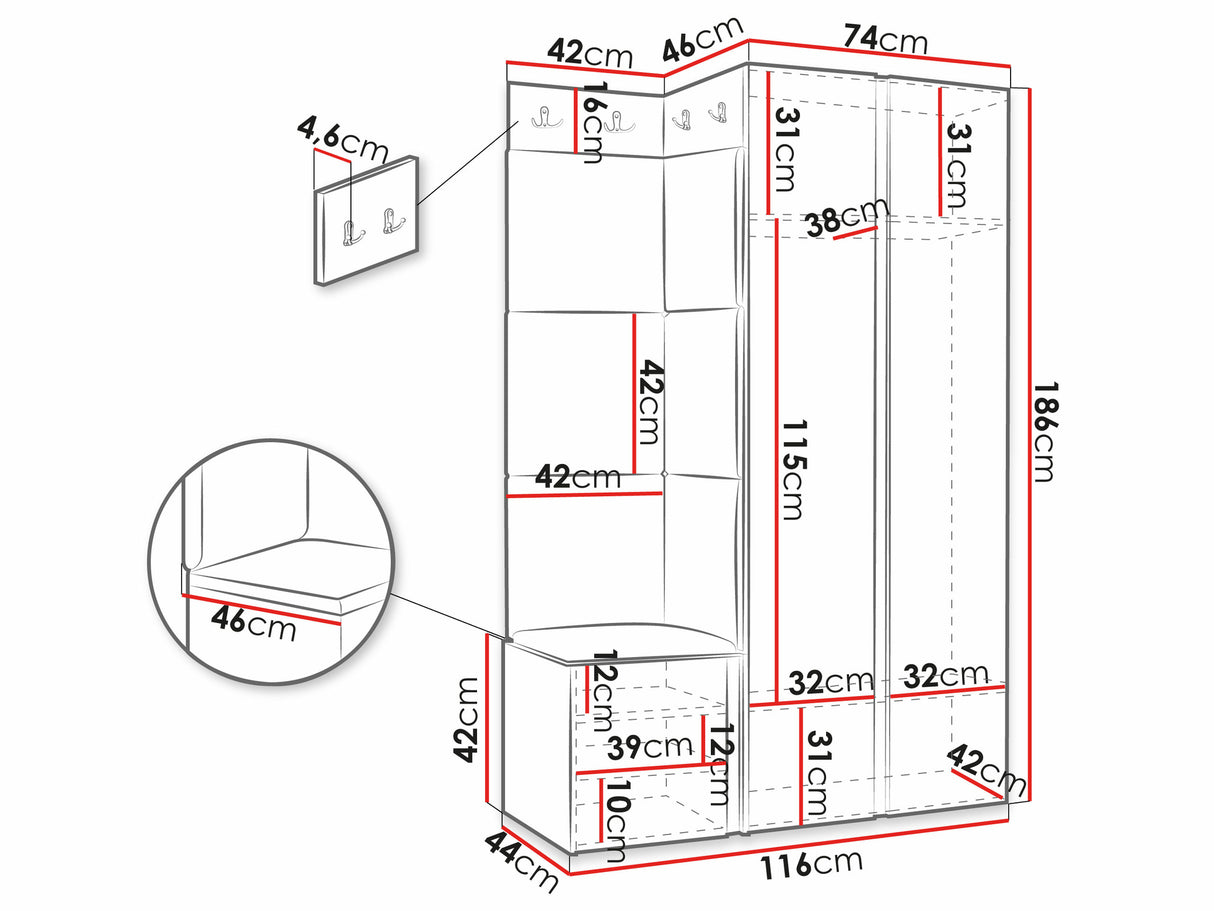 Prieškambario komplektas 481744 4047449