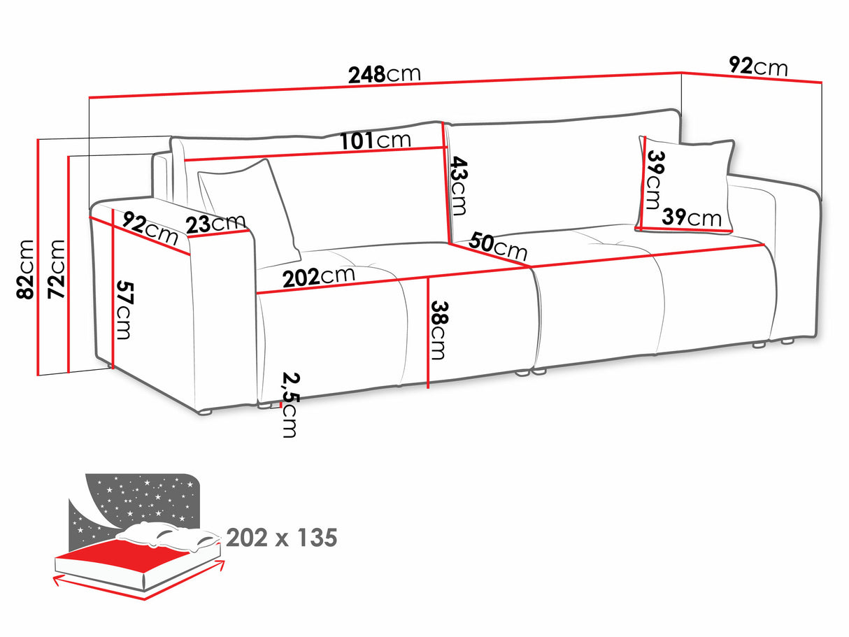 Sofa lova 583971