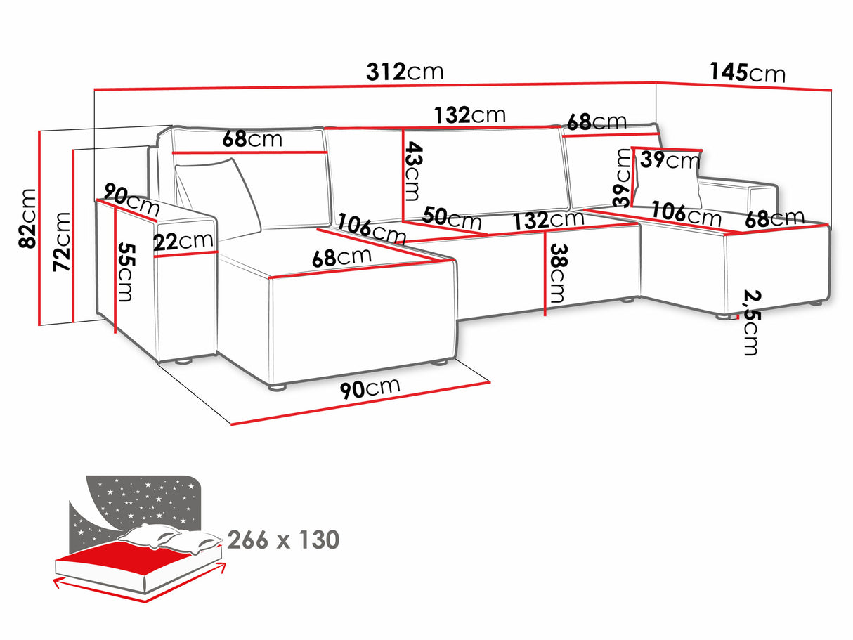 Minkštas kampas 530160 4047587