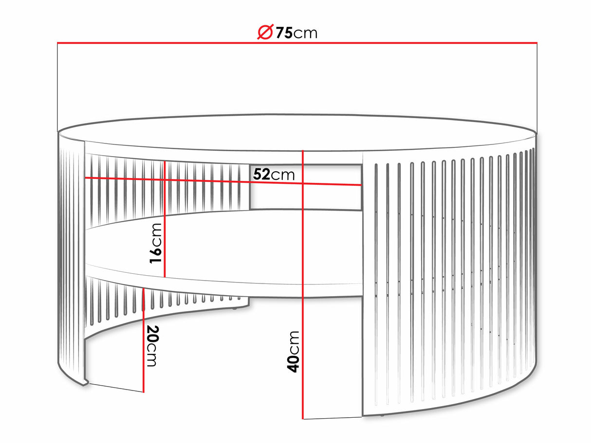 Žurnalinis staliukas 592153