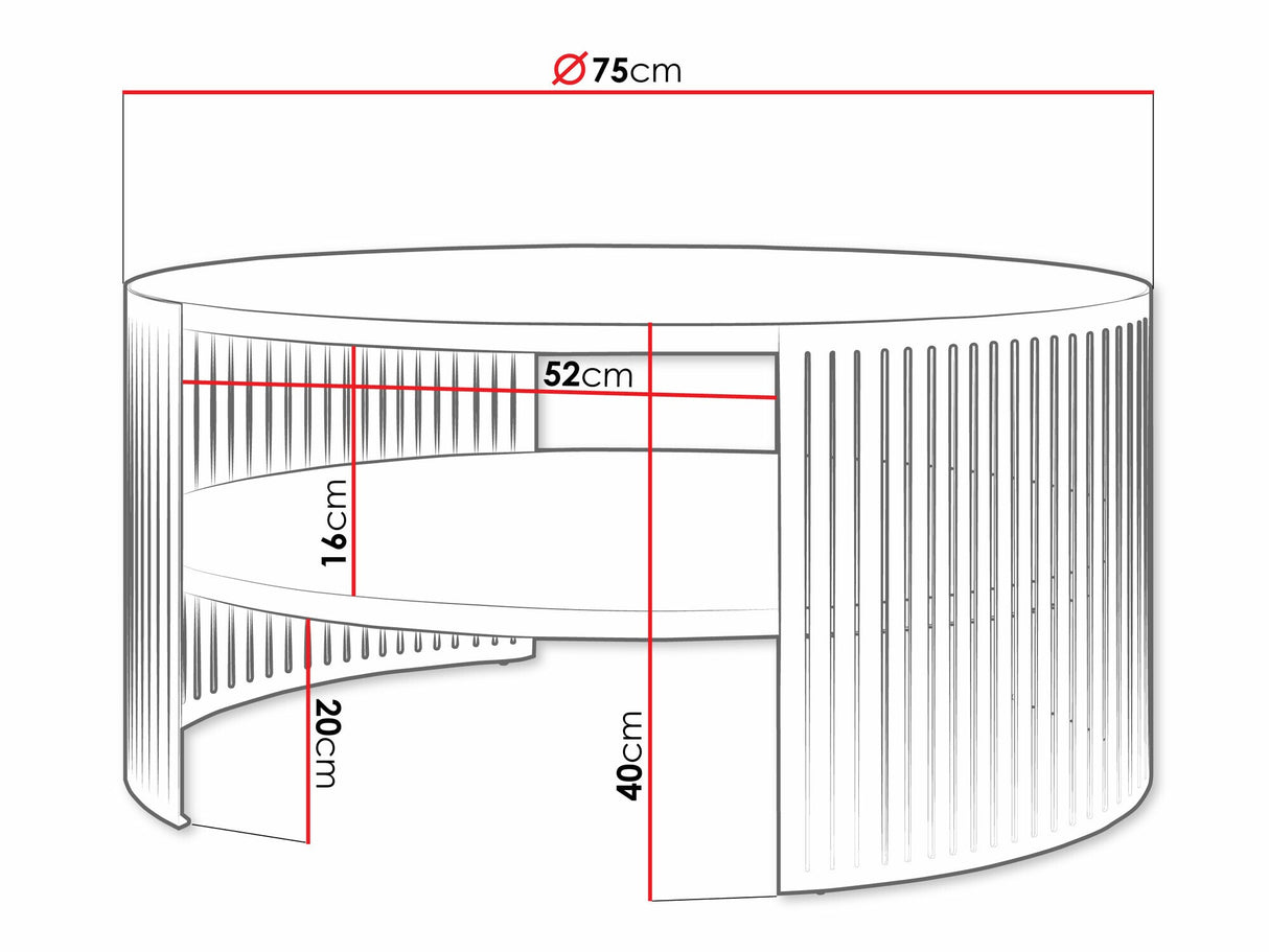 Žurnalinis staliukas 592153