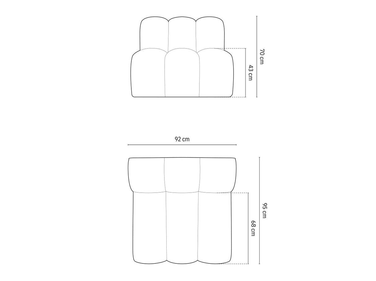 Modulinis fotelis 592811