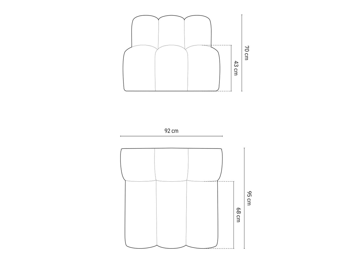 Modulinis fotelis 592811