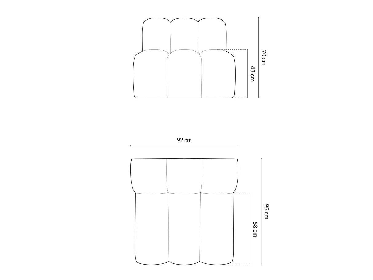 Modulinis fotelis 592811