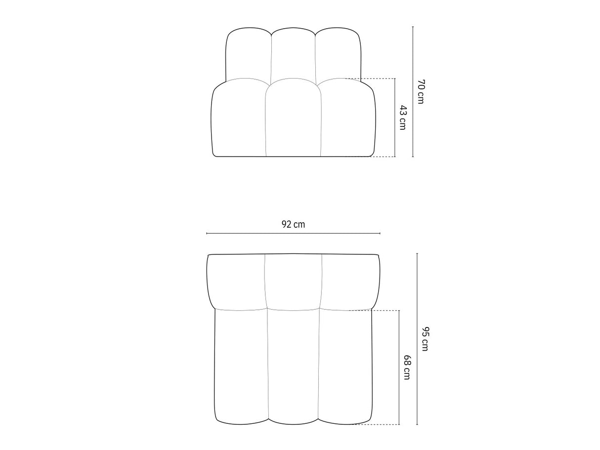 Modulinis fotelis 592811