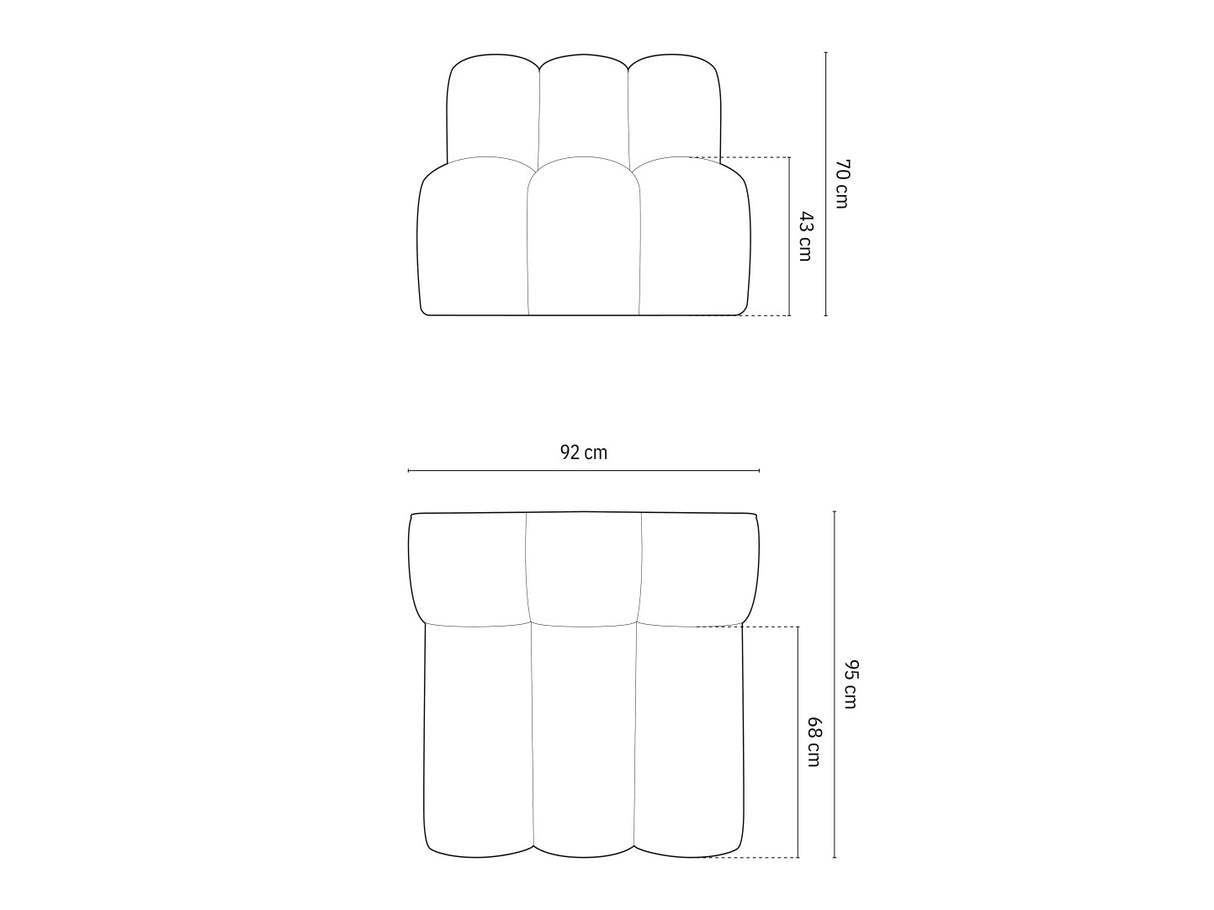 Modulinis fotelis 592811
