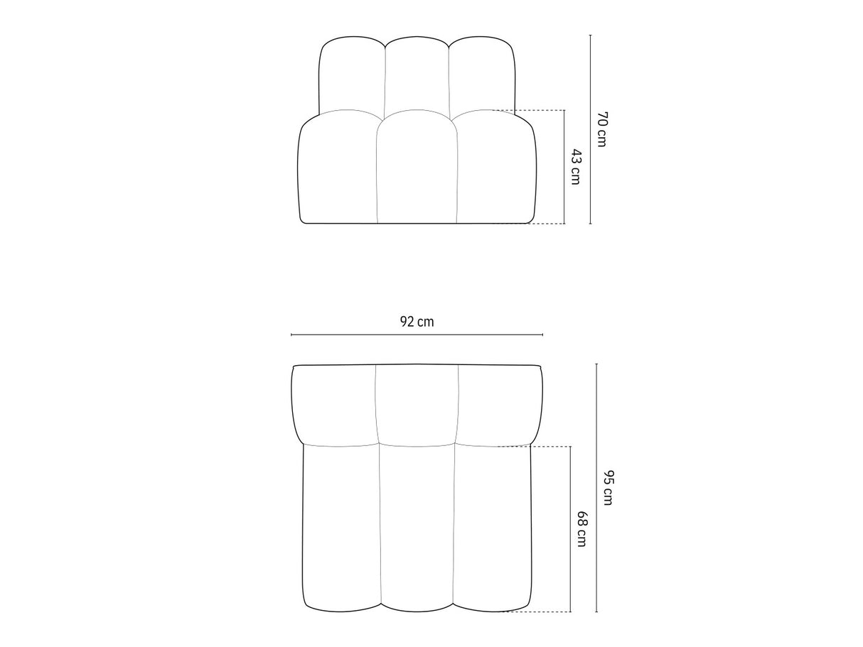 Modulinis fotelis 592811
