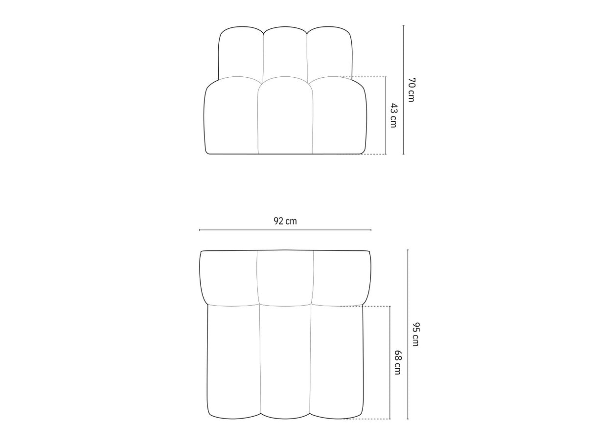 Modulinis fotelis 592811