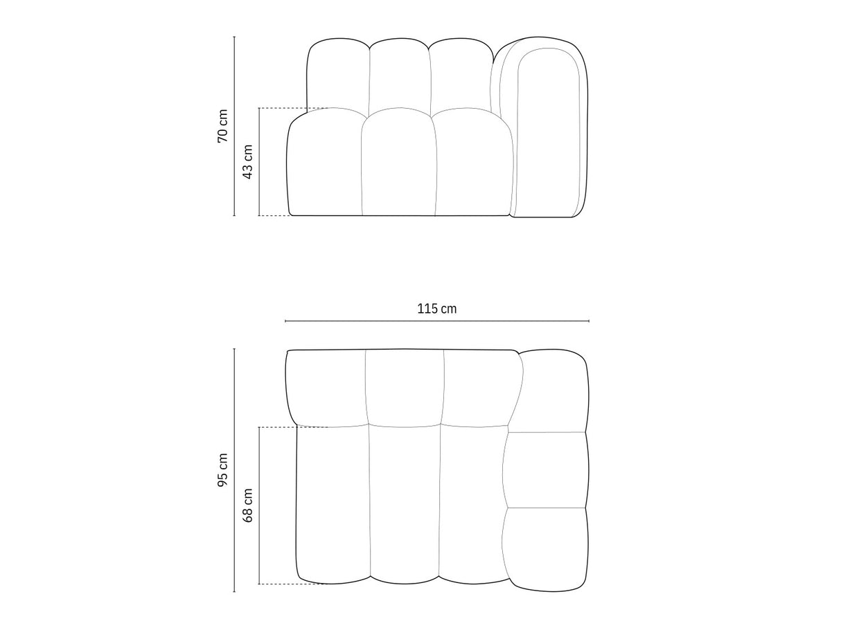Modulinis fotelis 592967