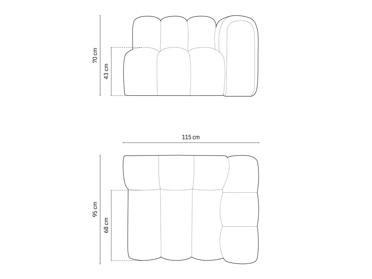 Modulinis fotelis 592967