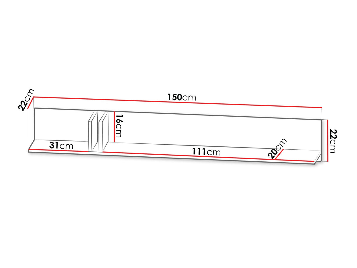 Pakabinama lentyna 593071