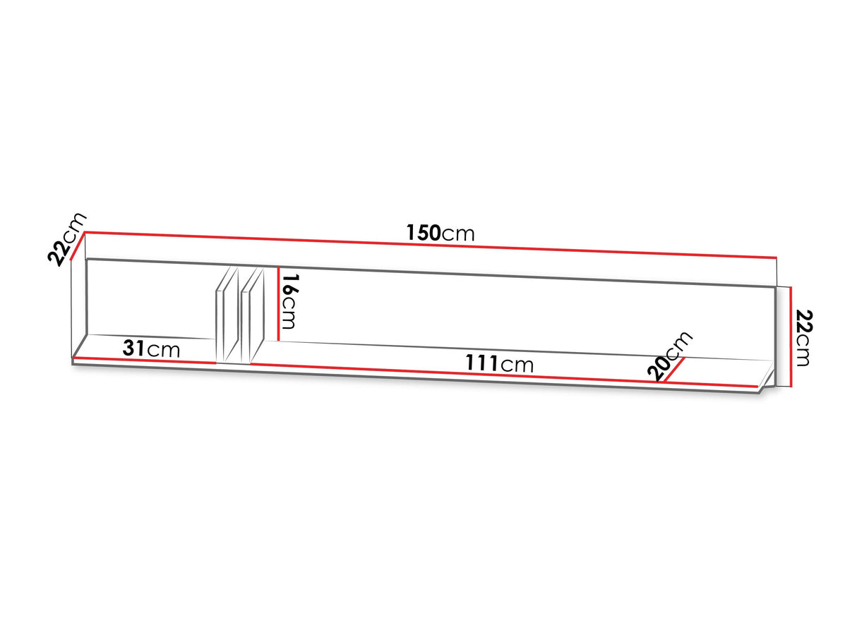 Pakabinama lentyna 593071