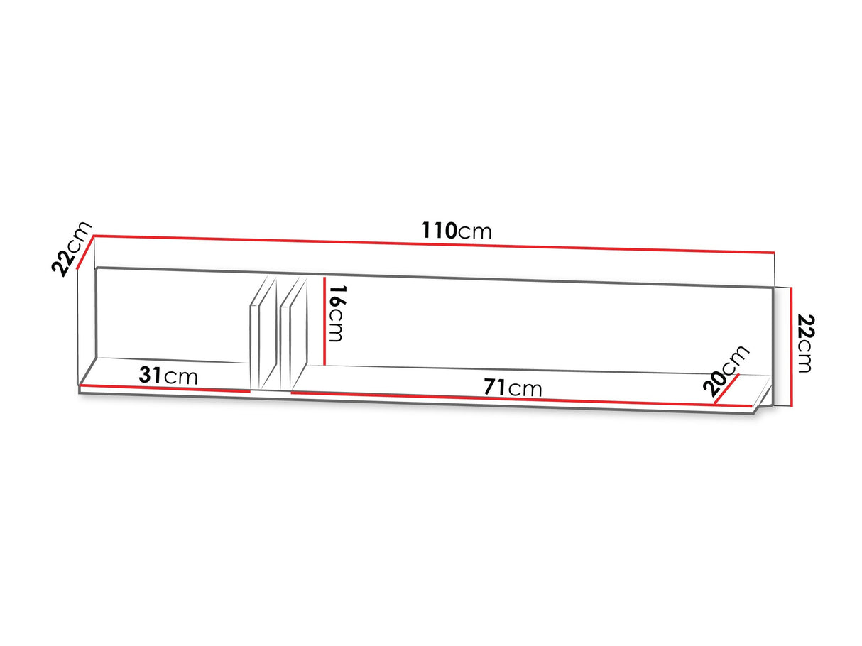 Pakabinama lentyna 593075