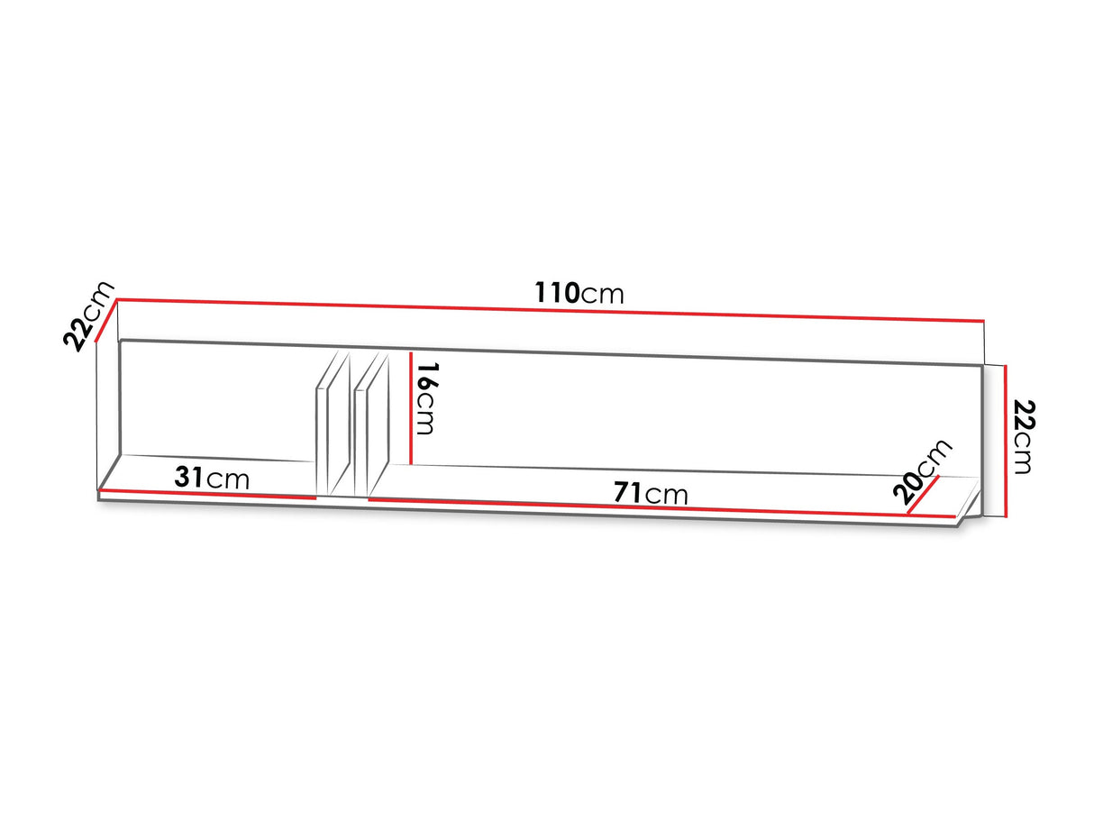 Pakabinama lentyna 593075
