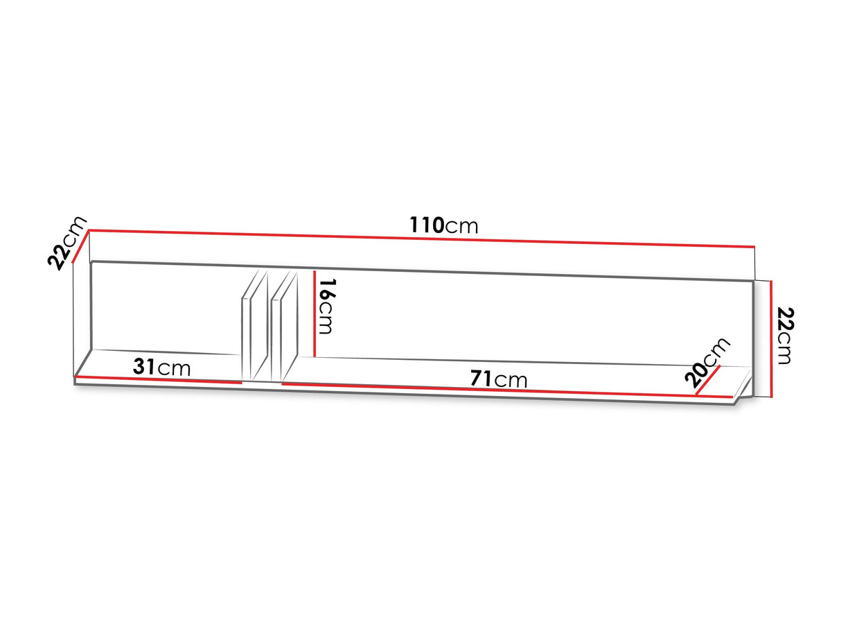 Pakabinama lentyna 593075