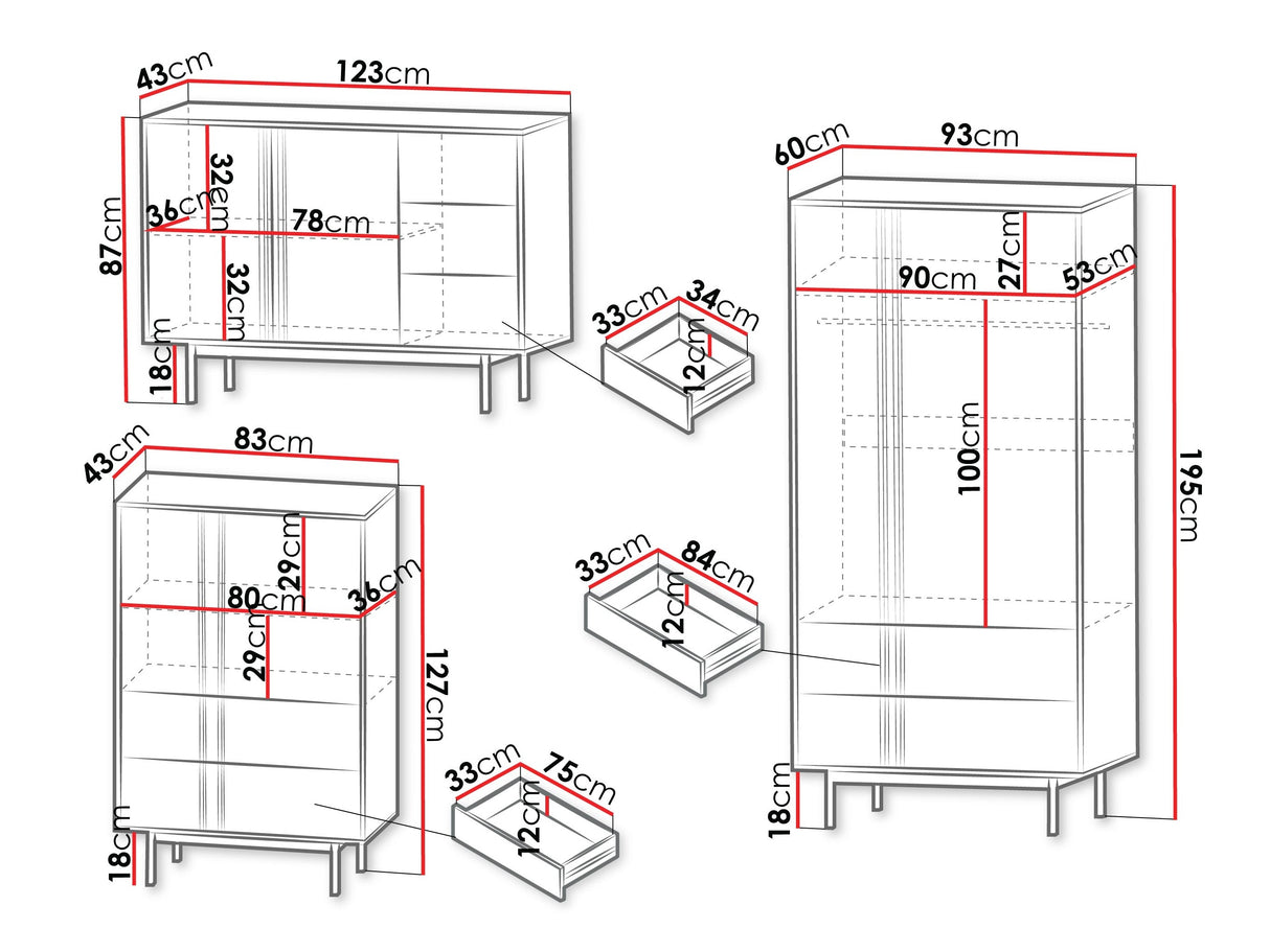 Svetainės komplektas 593228