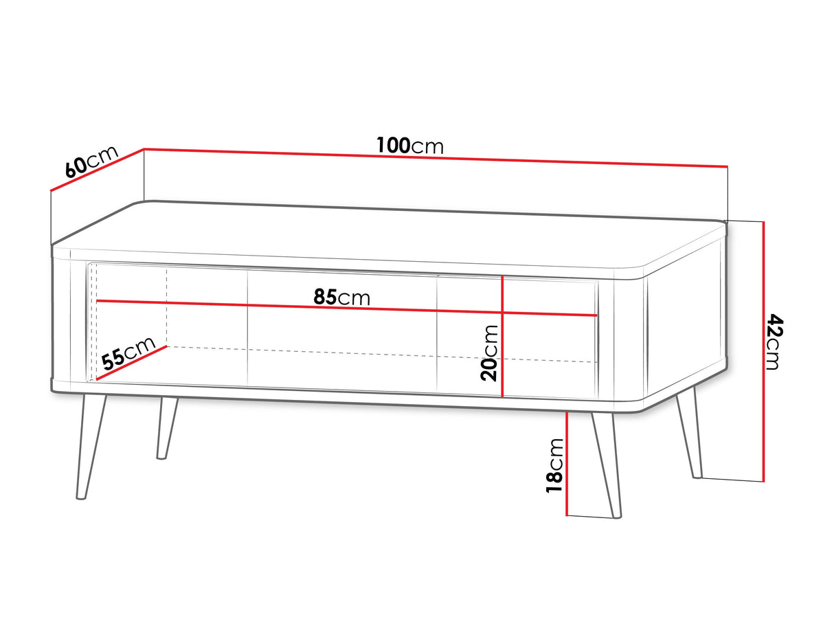 Žurnalinis staliukas 593229