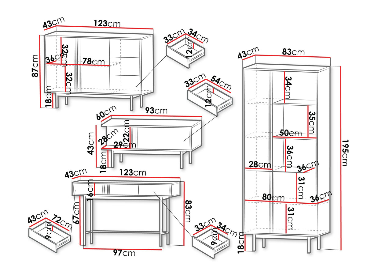 Svetainės komplektas 593239