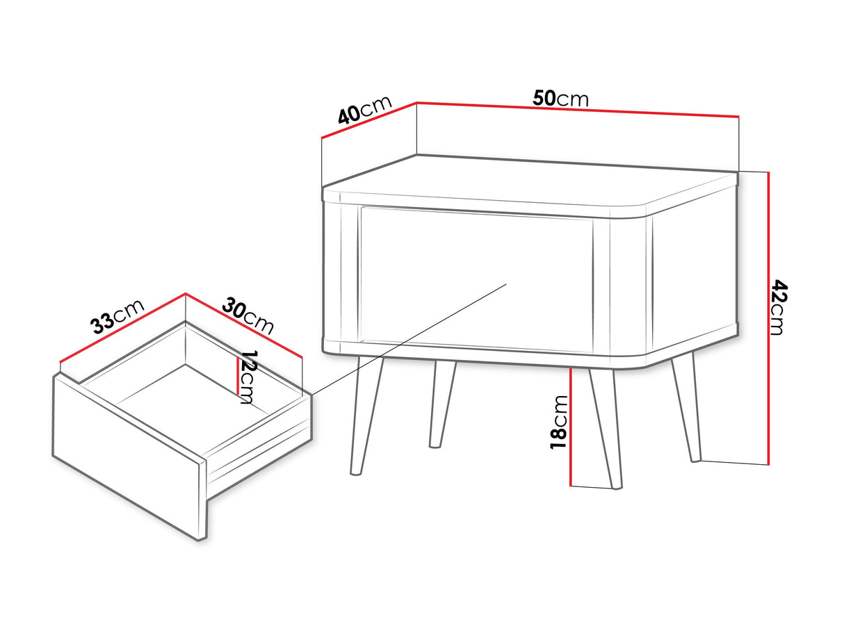 Naktinis staliukas 593267