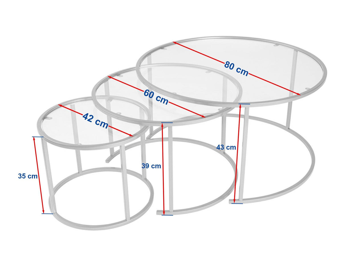 Žurnalinių staliukų komplektas 593396