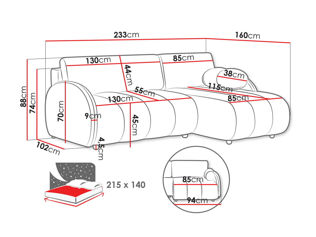 Minkštas kampas 593423