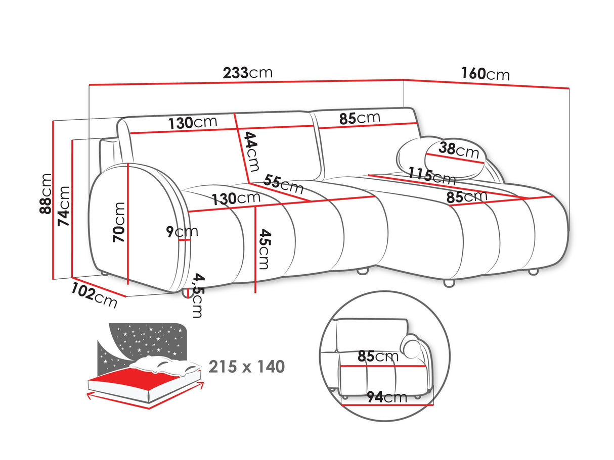 Minkštas kampas 593423