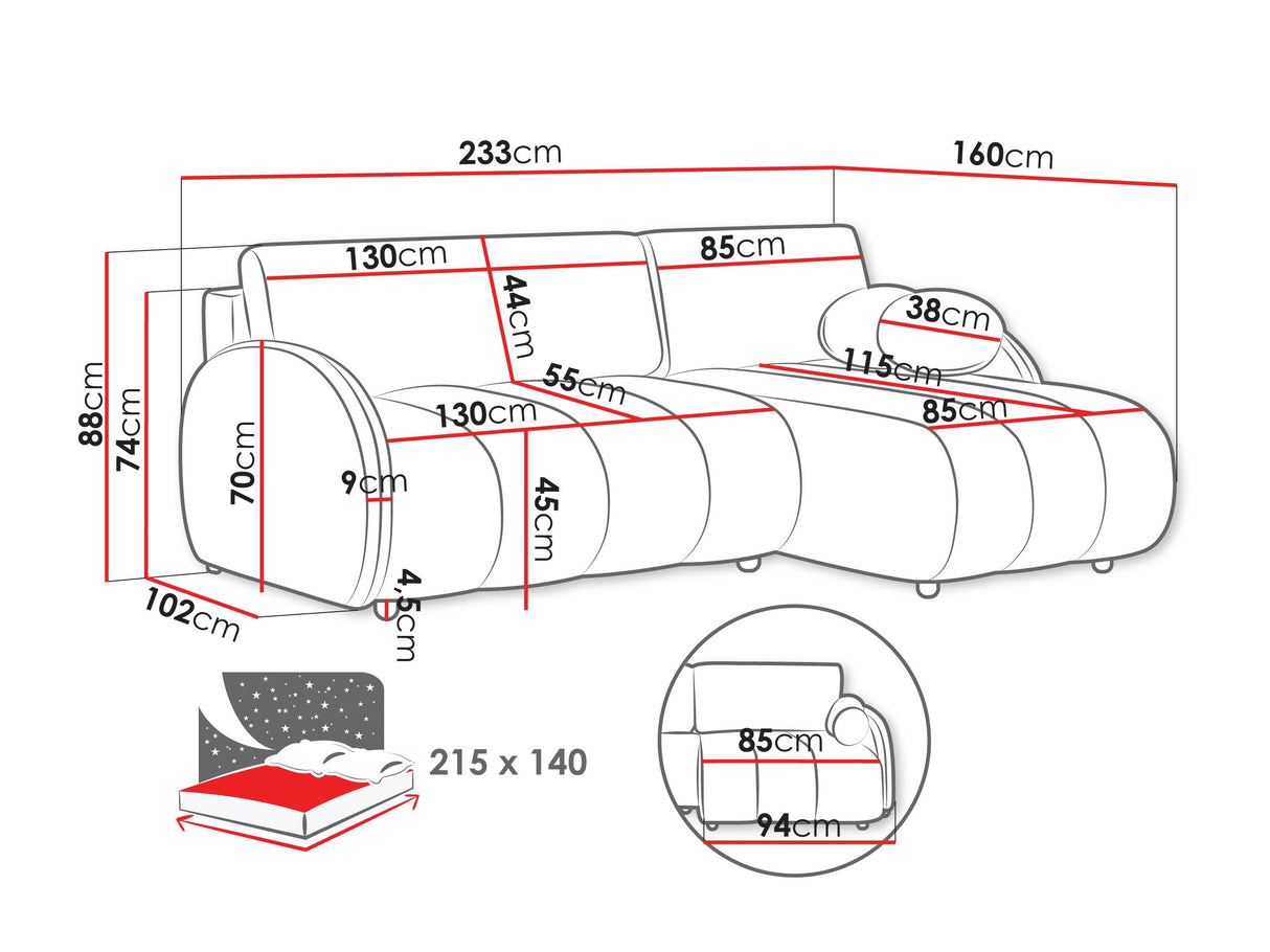 Minkštas kampas 593423