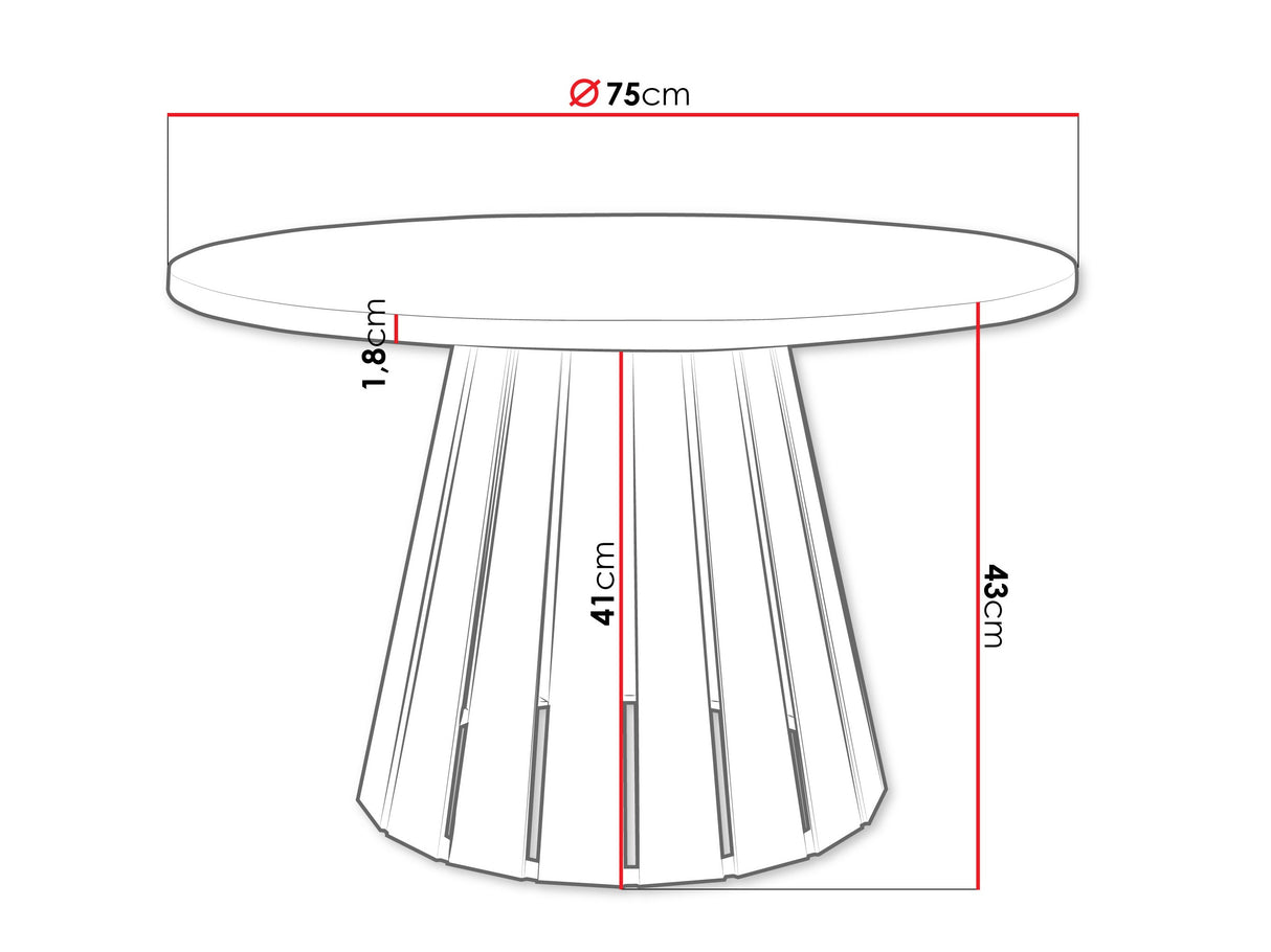 Žurnalinis staliukas 593484
