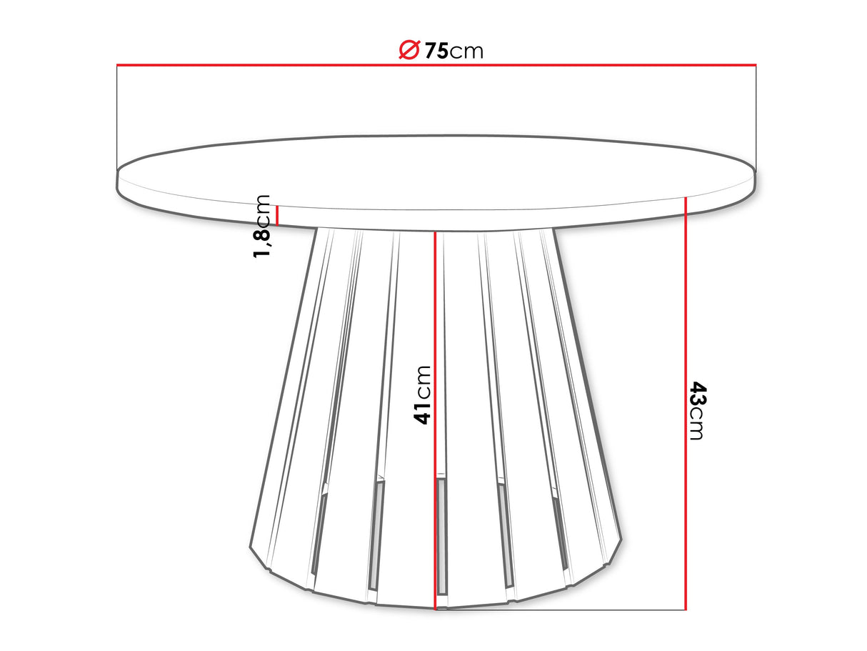 Žurnalinis staliukas 593484