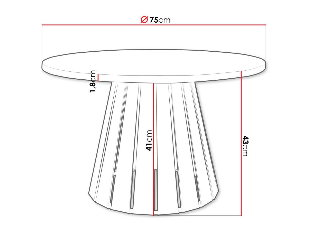 Žurnalinis staliukas 593484