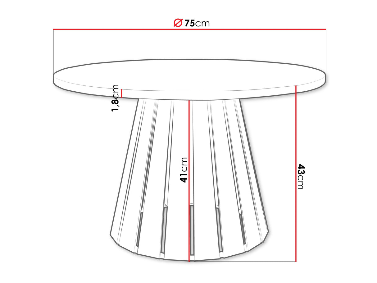 Žurnalinis staliukas 593484