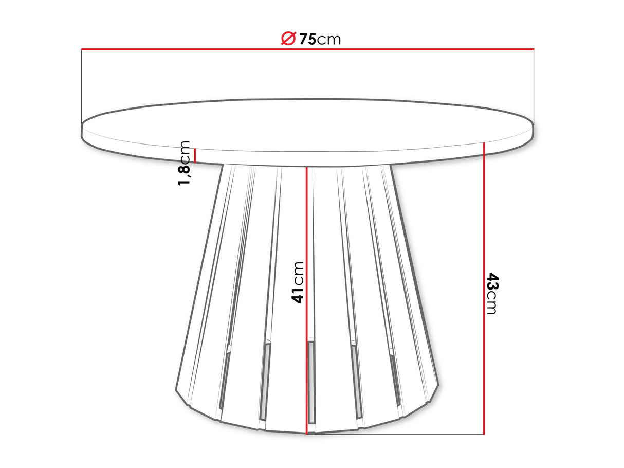 Žurnalinis staliukas 593484
