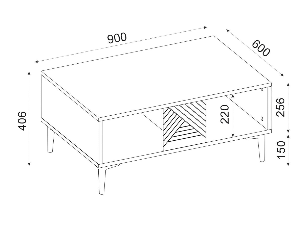 Žurnalinis staliukas 594031