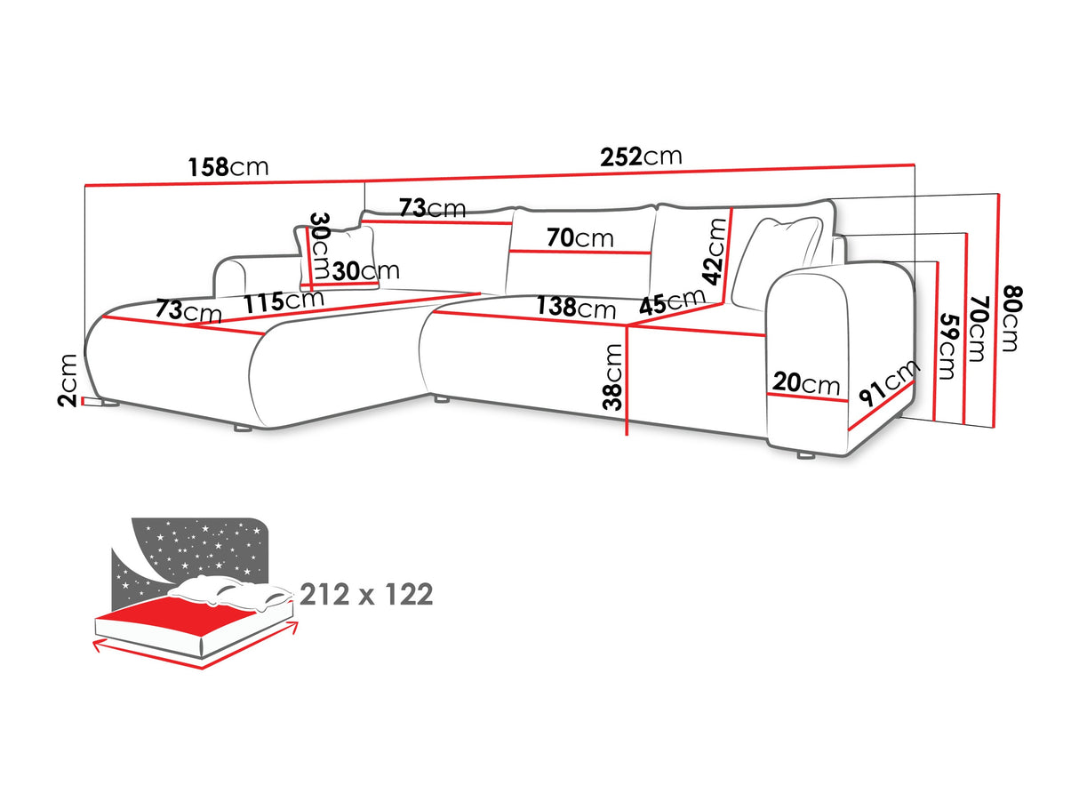 Minkštas kampas 594049