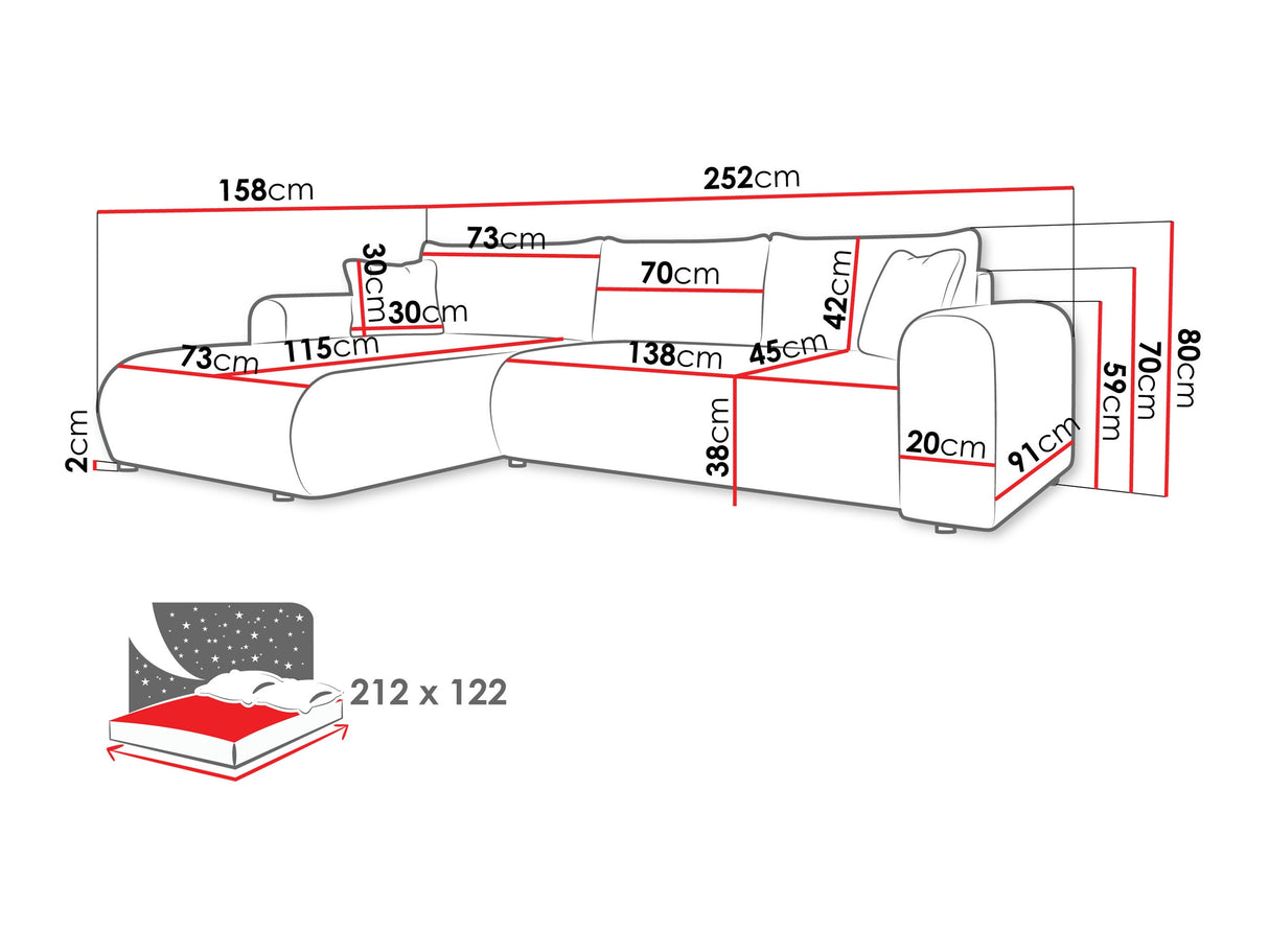 Minkštas kampas 594049