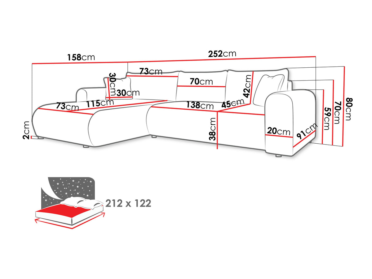 Minkštas kampas 594049
