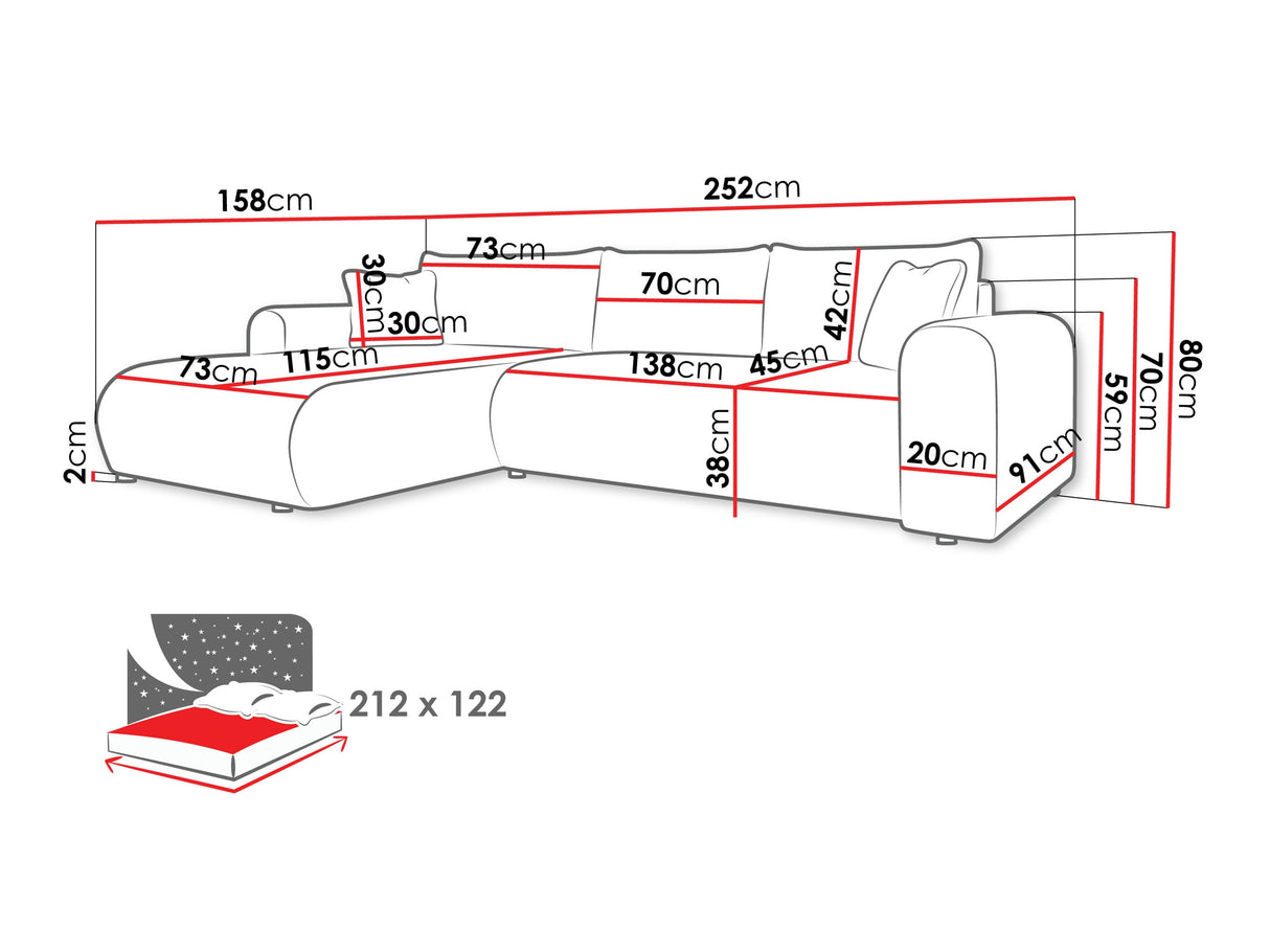 Minkštas kampas 594049