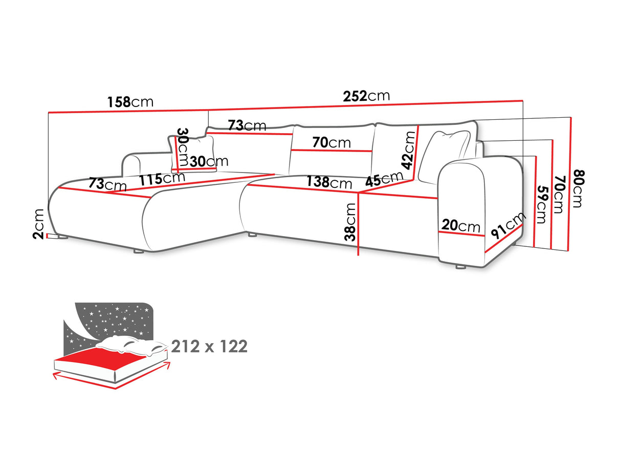 Minkštas kampas 594049