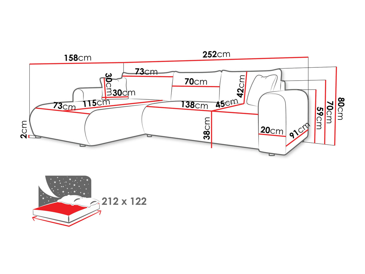 Minkštas kampas 594049