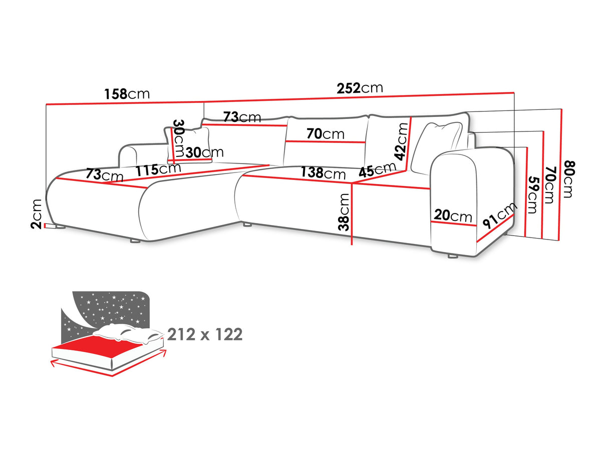 Minkštas kampas 594049