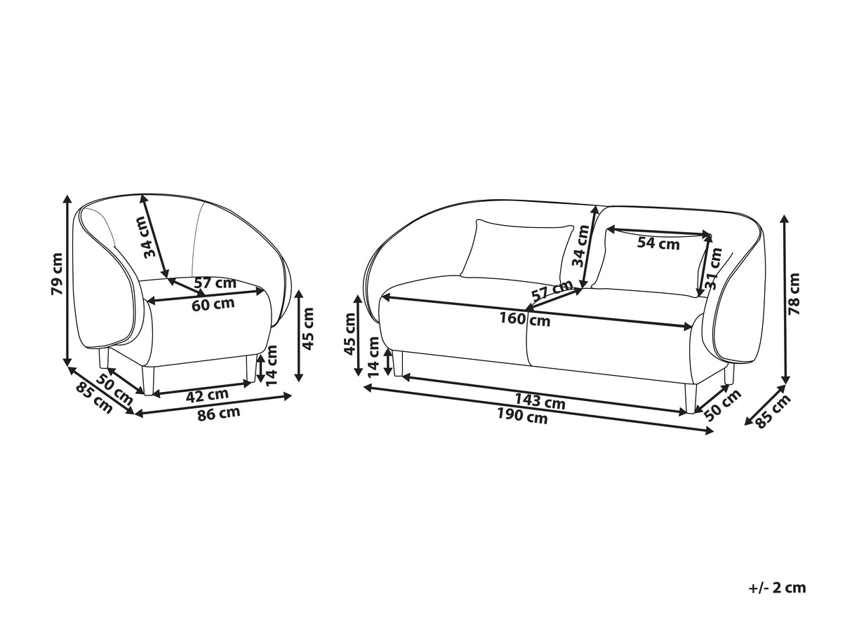 Minkštų baldų komplektas 594592