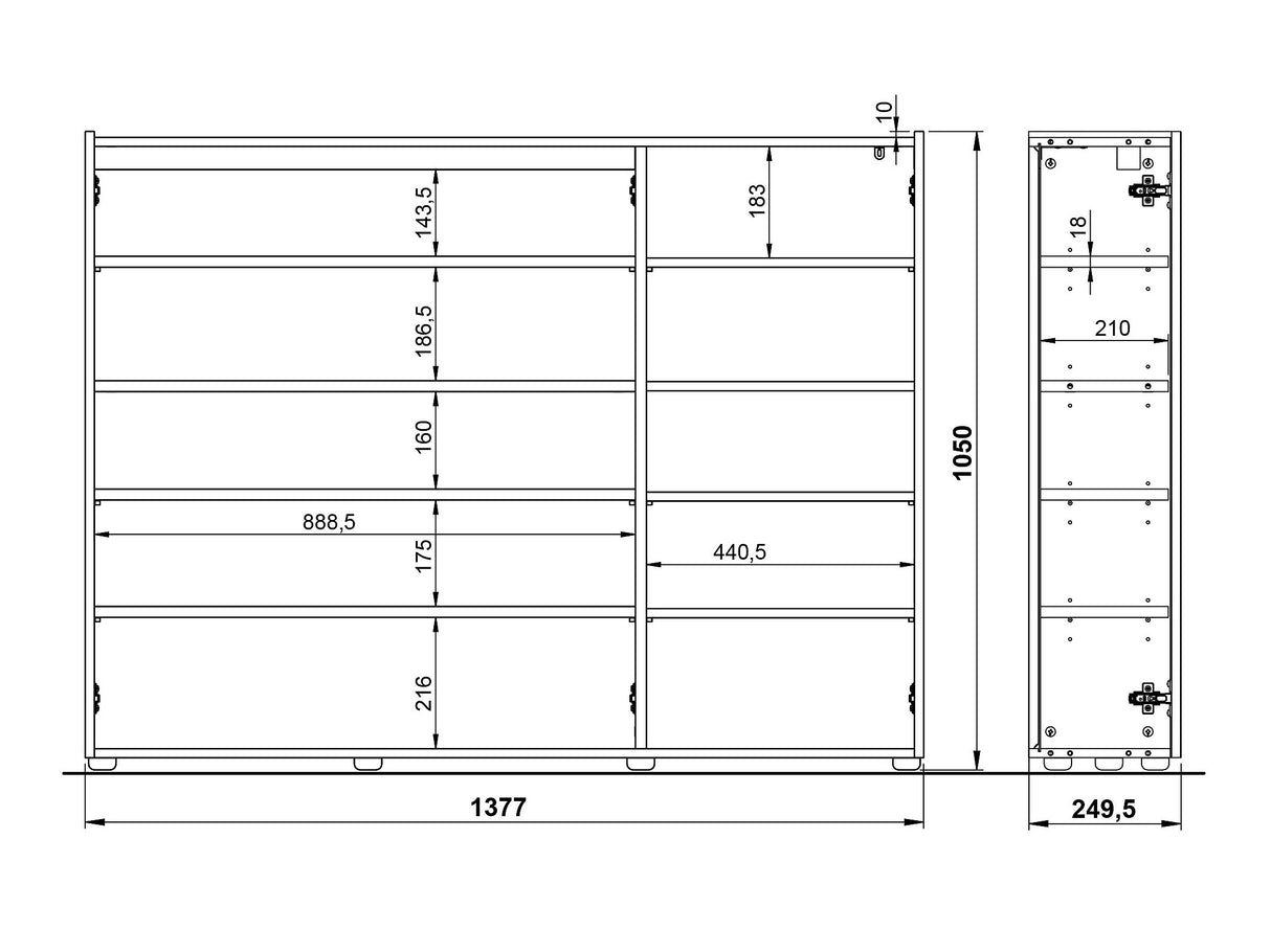 Batų lentyna 594720