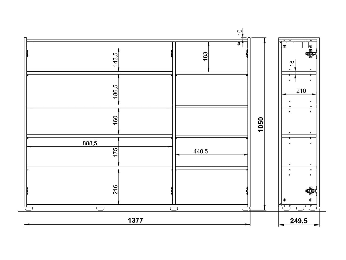 Batų lentyna 594720