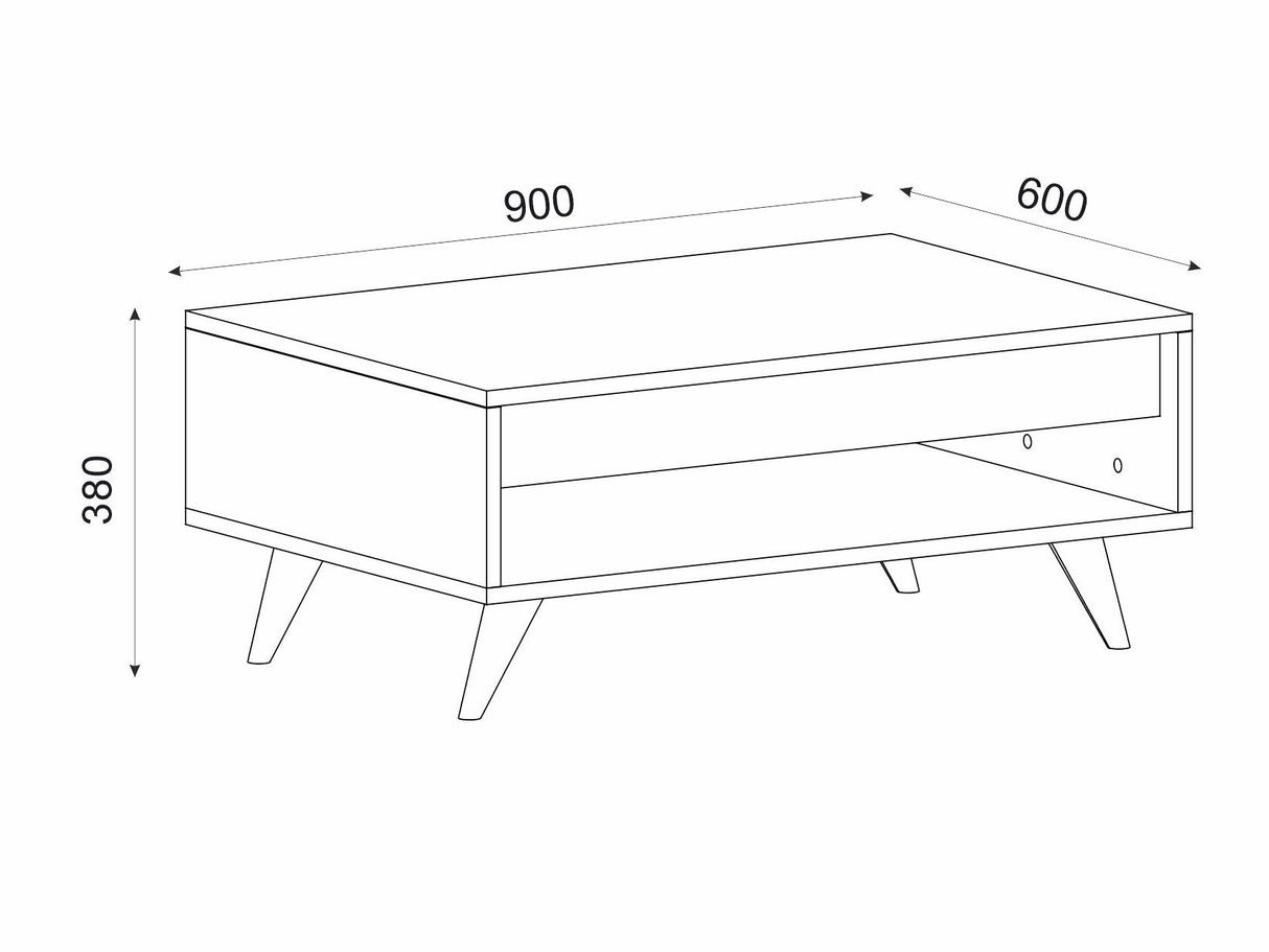 Žurnalinis staliukas 594802