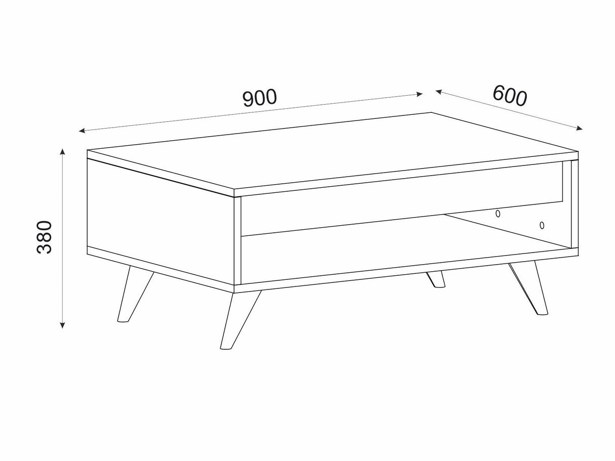 Žurnalinis staliukas 594802