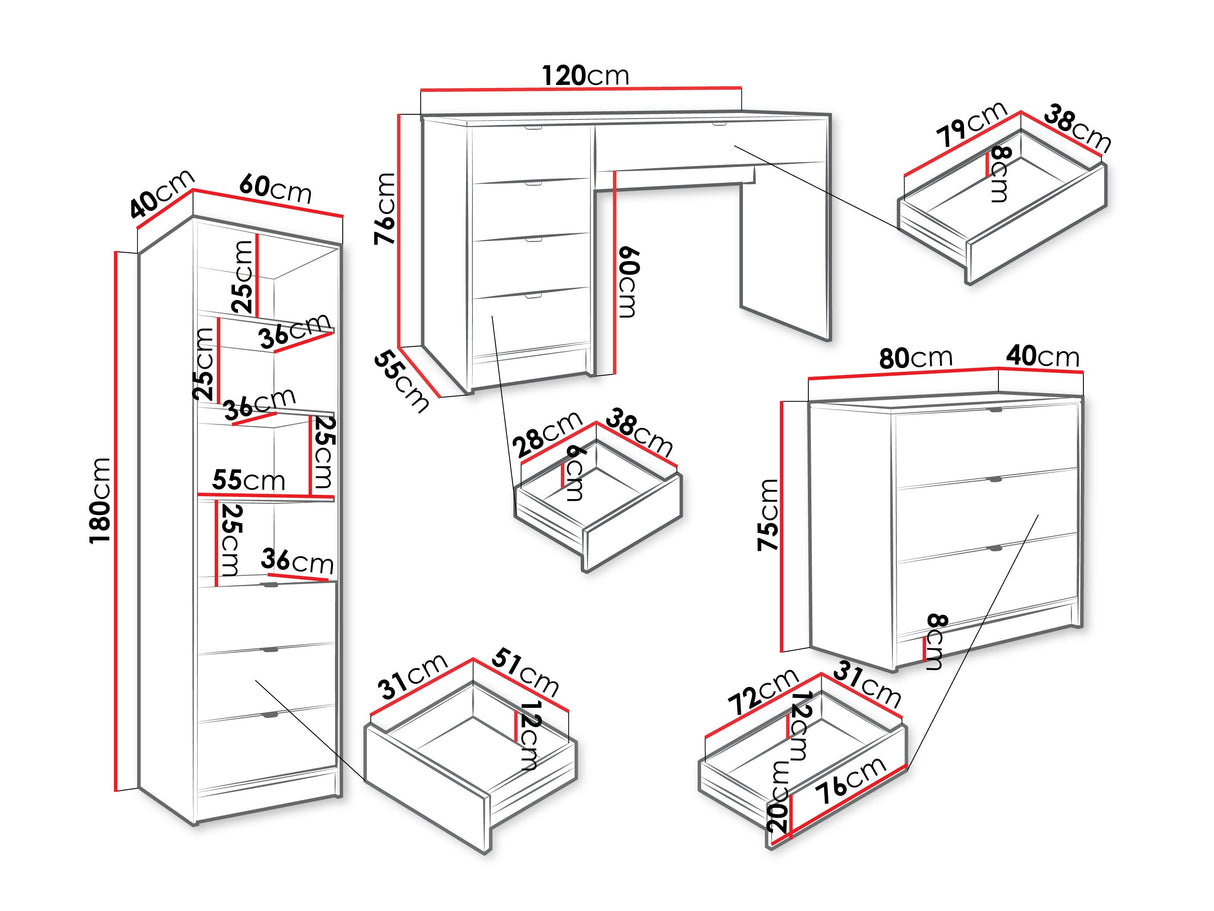 Biuro komplektas 594828