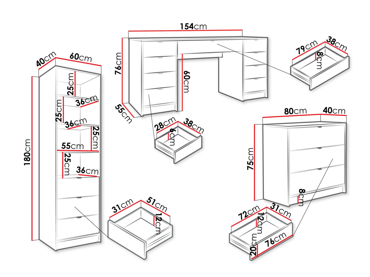 Namų biuro komplektas 594840