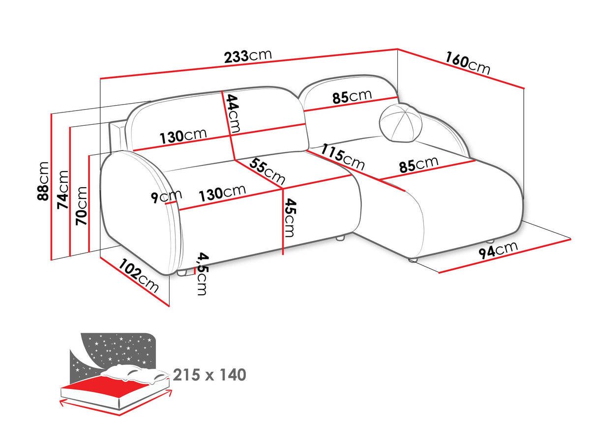 Minkštas kampas 595093