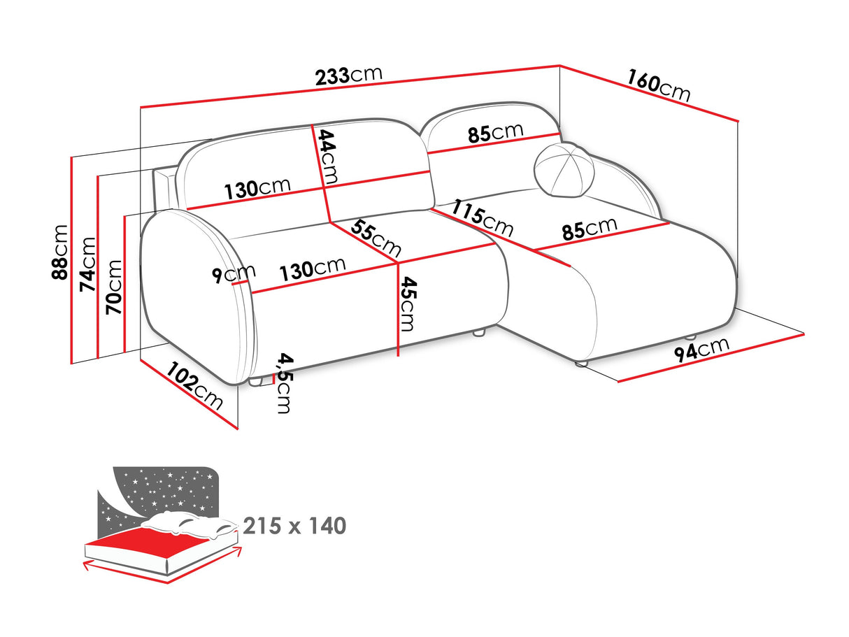 Minkštas kampas 595093