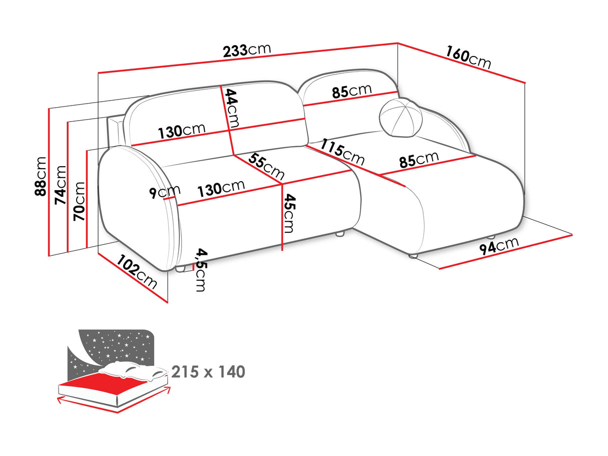 Minkštas kampas 595093